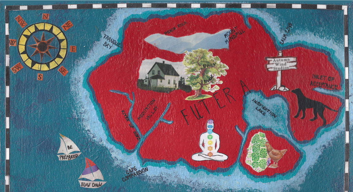 mindfullness through art and mapping