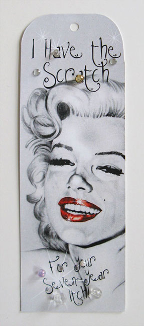 Marilyn Monroe art tag